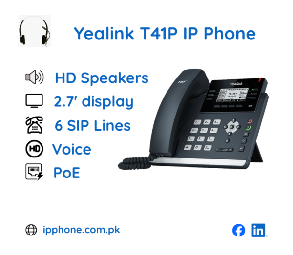 Yealink SIP T41P IP Phone in Pakistan